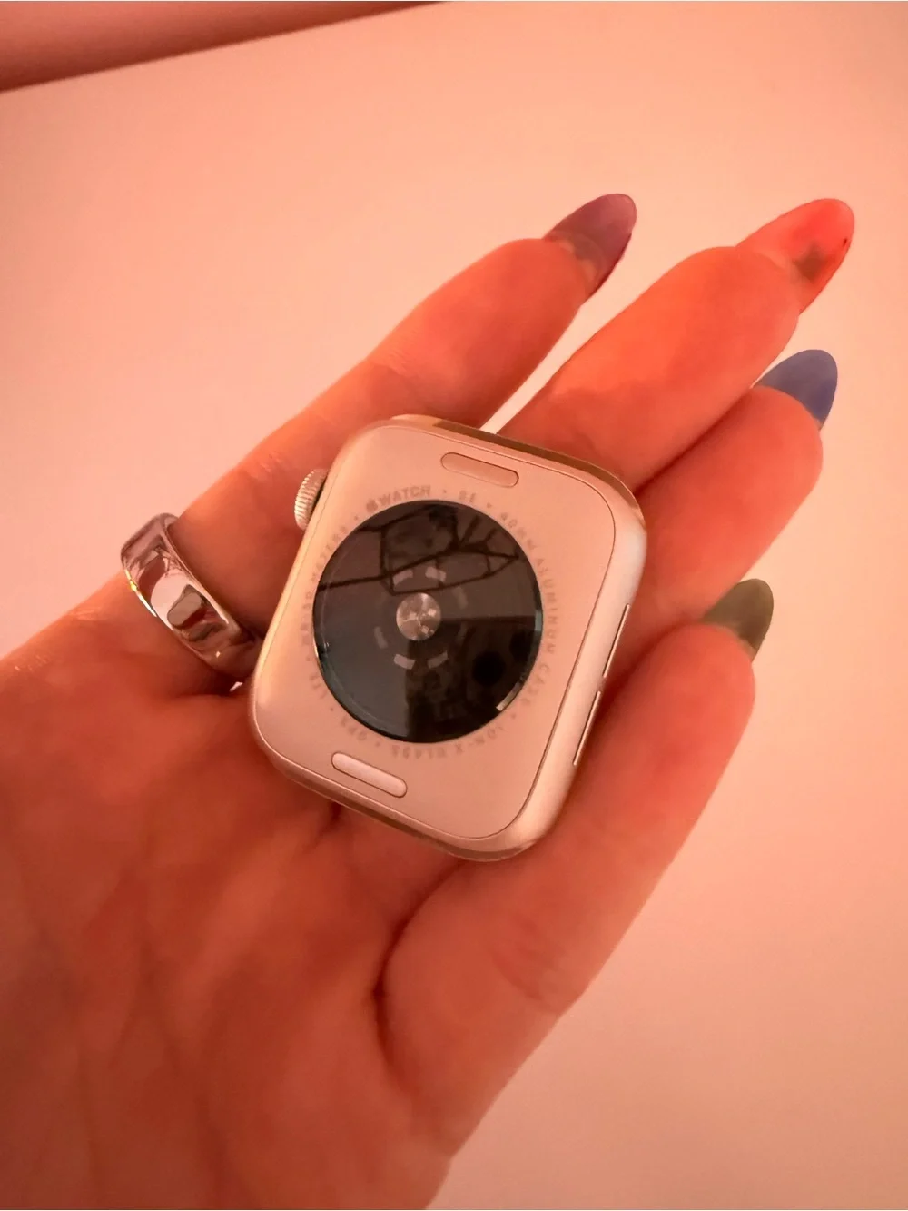 Silver Smartwatch Case and Stainless Connectors - Silver